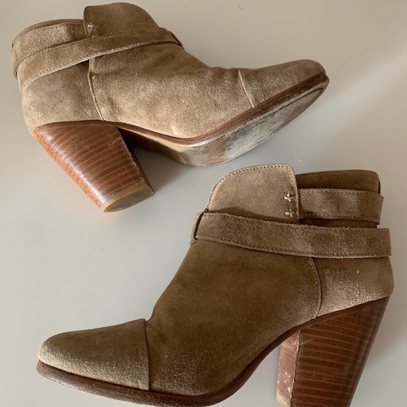 rag & bone Tan Suede Ankle Booties - Picture 15 of 15